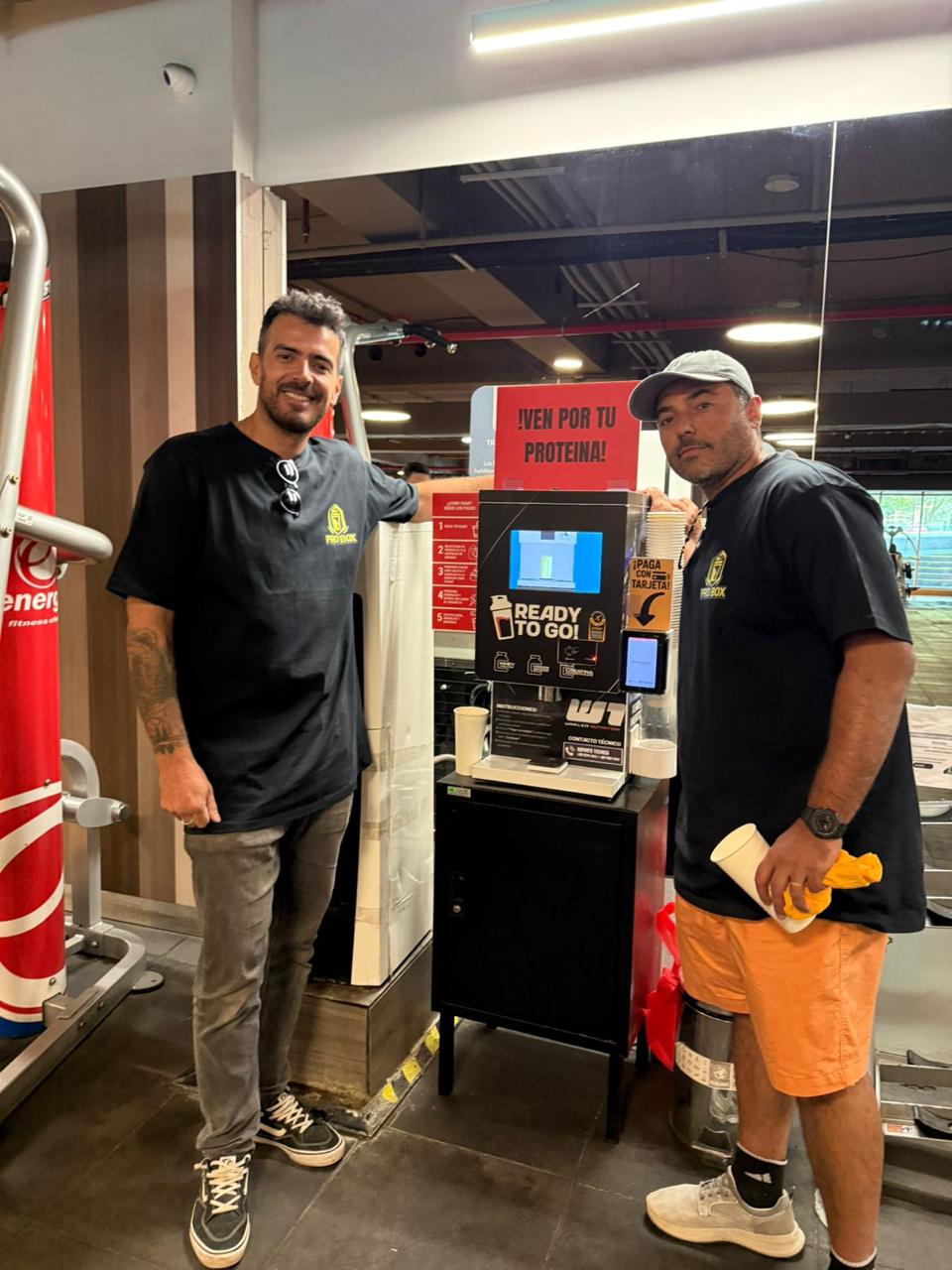 Equipo ProBox en gimnasio